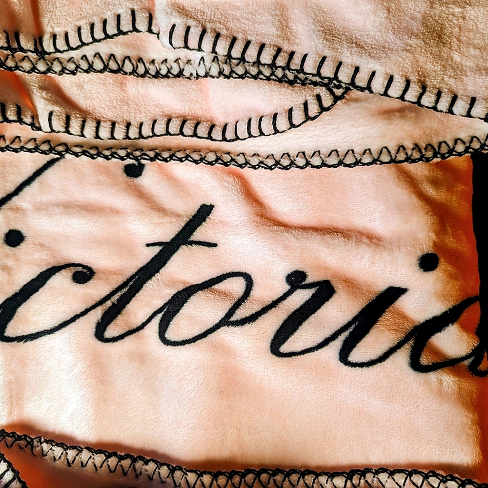 Victoria's Secret plush throw blanket